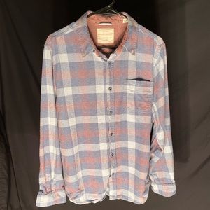 Lightweight Flannel Shirt Weatherproof Vintage Brand - Large